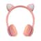 Foldable Cat Ear Headphones with LED Lights for Music Calls and Everyday Fun