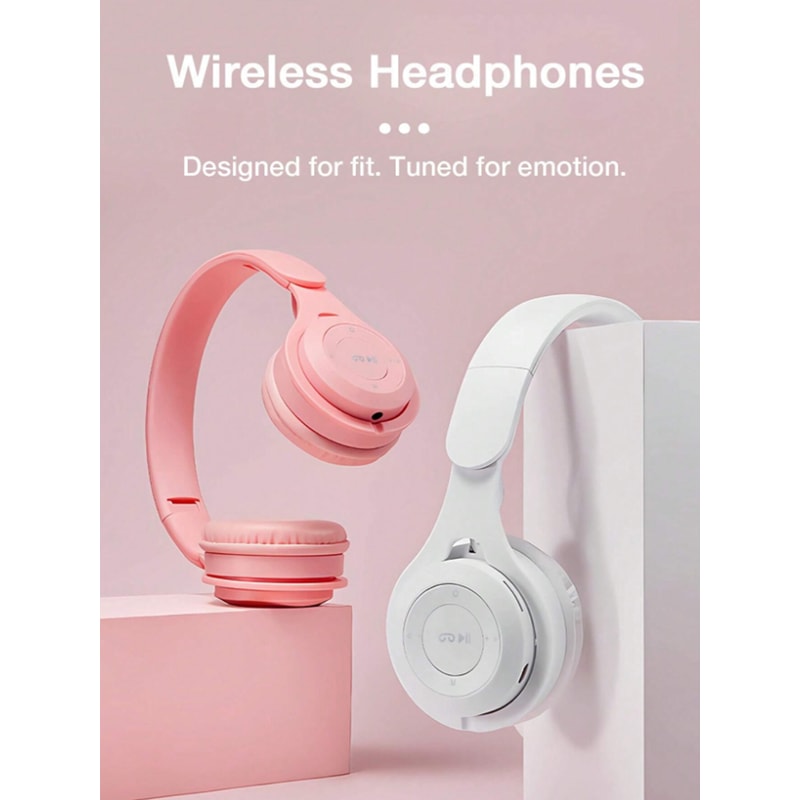 Low Latency Bluetooth Headphones With HiFi Sound And Foldable Over Ear Design 1