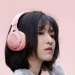 low latency bluetooth headphones with hifi sound and foldable over ear design