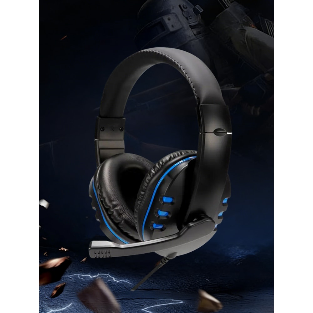 Pro Gamer Wired Gaming Headset with Clear Mic for PC Console Mobile