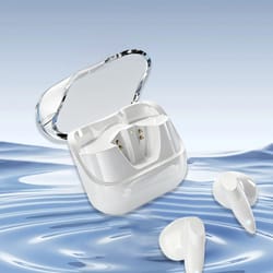 space capsule bluetooth earphones with low latency wireless sound