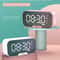 Premium Bluetooth Speaker Alarm Clock With Mirror Display And Real Time Temperature 0