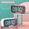 Premium Bluetooth Speaker Alarm Clock With Mirror Display And Real Time Temperature 0