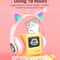 Cat Ear Wireless Gaming Headset With Light Up Paw Design And Low Latency Audio 3