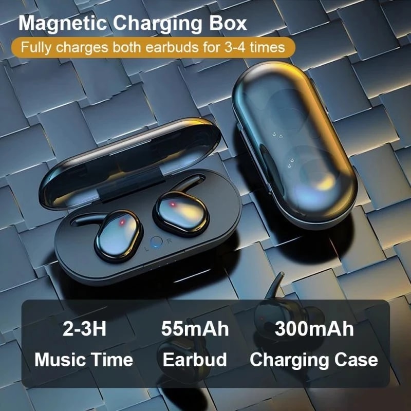 TWS Wireless Bluetooth Earbuds with Touch Control and Mic