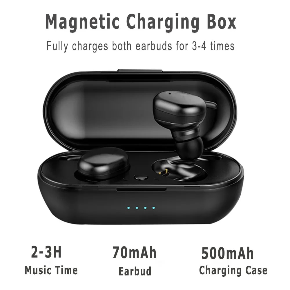 TWS Wireless Bluetooth Earbuds with Touch Control and Mic