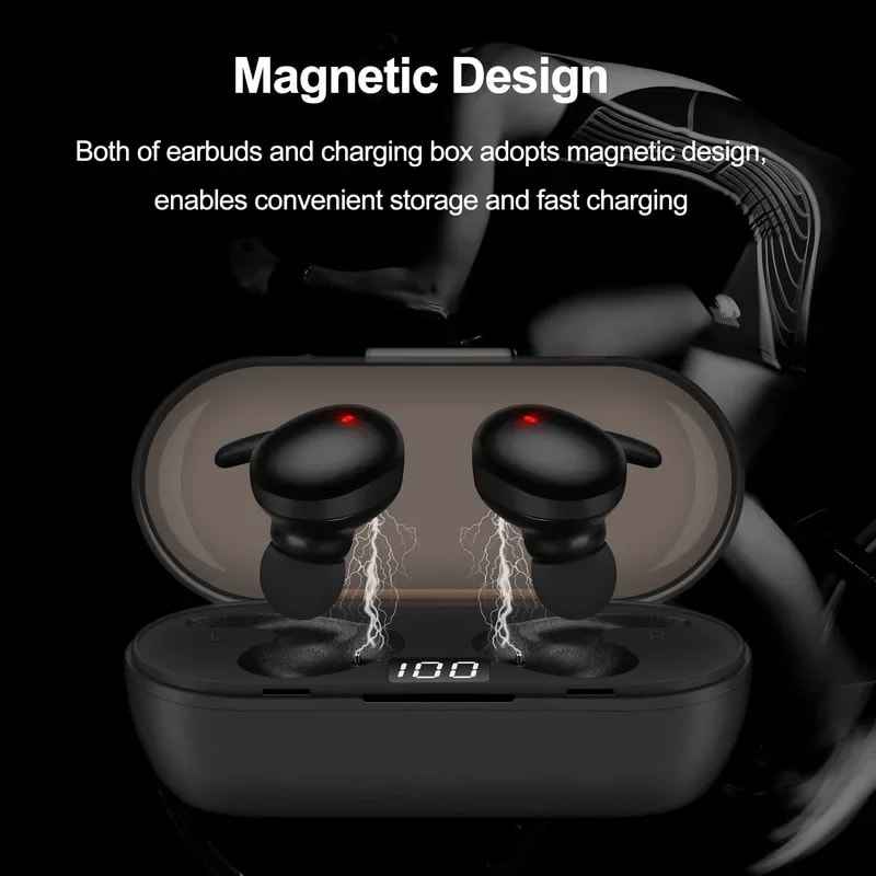 TWS Bluetooth Wireless Earbuds With Noise Reduction 3