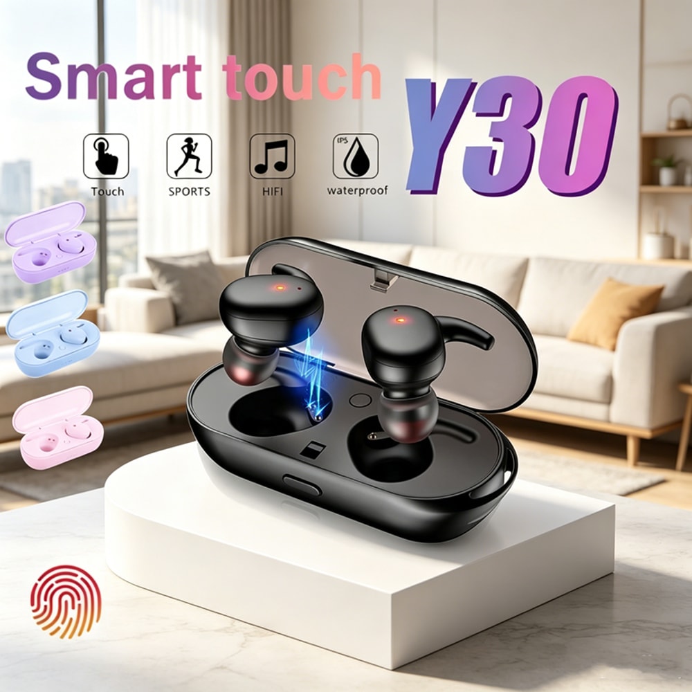 Bluetooth Wireless Earbuds with Noise Reduction and Waterproof In Ear Fit