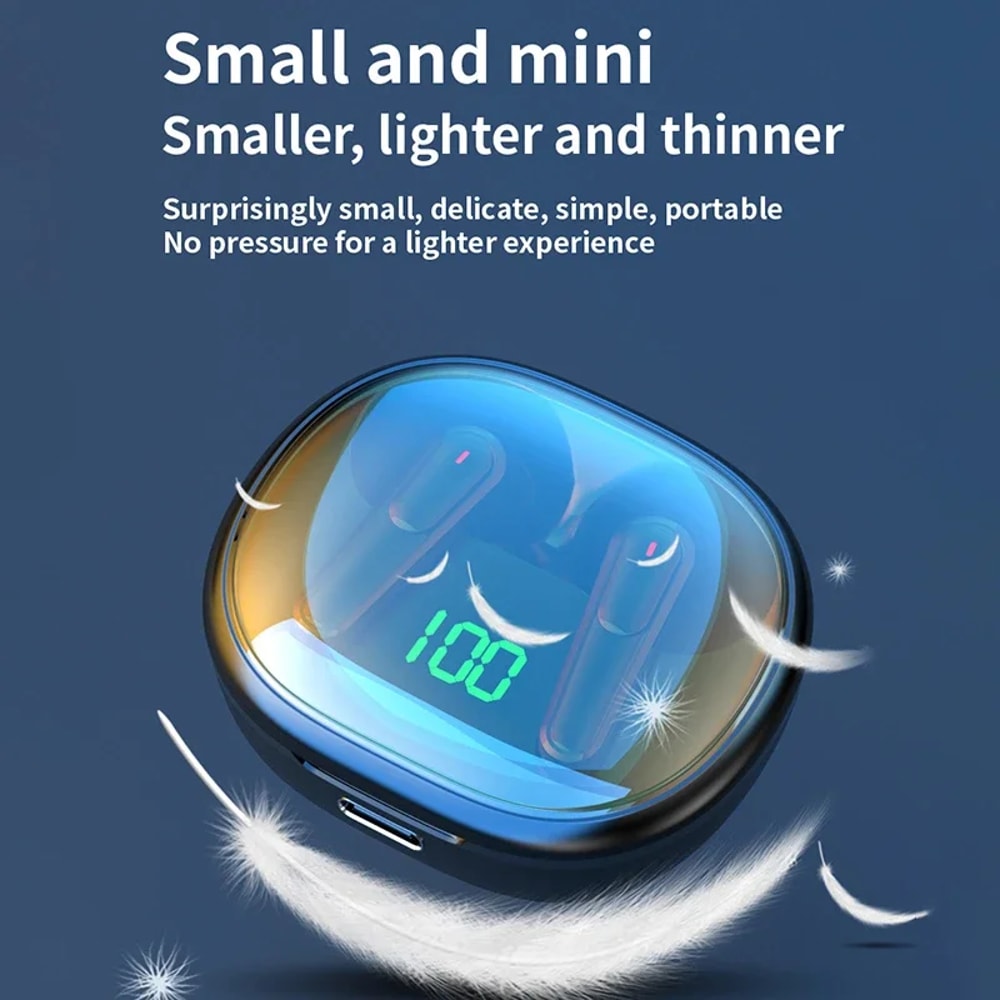 Premium Bluetooth Wireless Earbuds TWS with LED Display and Mic
