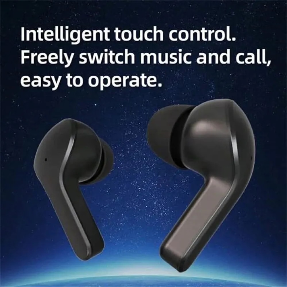 Premium Wireless Bluetooth Earbuds with Noise Cancelling Mic and Digital Display Case