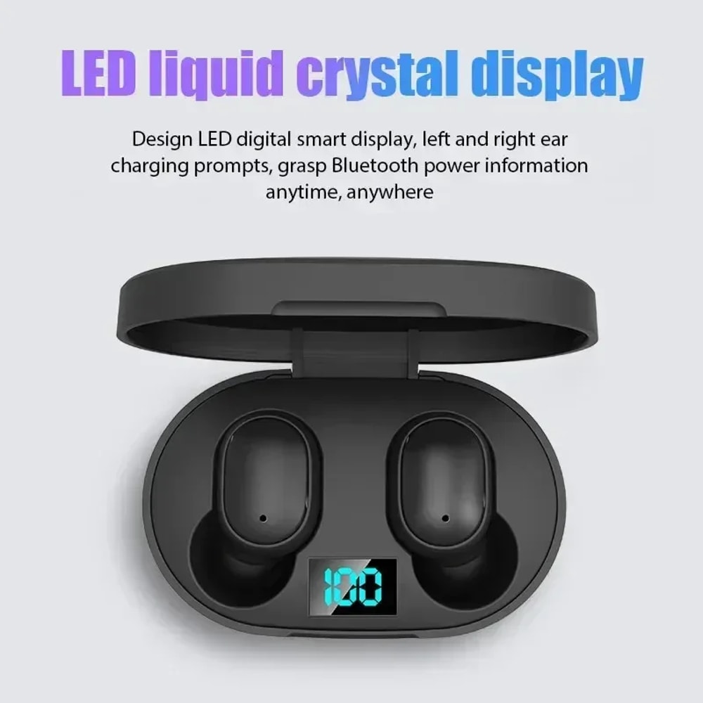 Noise Cancelling Wireless Bluetooth Earbuds with Microphone