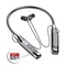 Long Battery Wireless Neckband Headphones with Mic and TF Card Support