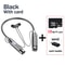 Long Battery Wireless Neckband Headphones with Mic and TF Card Support