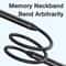 Ultra Endurance Bass Bluetooth Neckband Wireless Headphones with Mic and TF Card Support