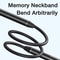 Ultra Endurance Bass Bluetooth Neckband Wireless Headphones with Mic and TF Card Support