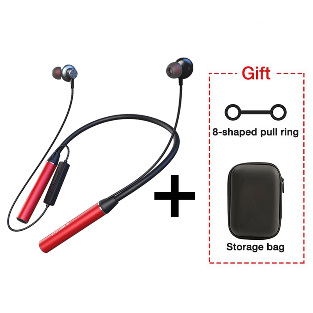 Ultra Endurance Bass Bluetooth Neckband Wireless Headphones with Mic and TF Card Support