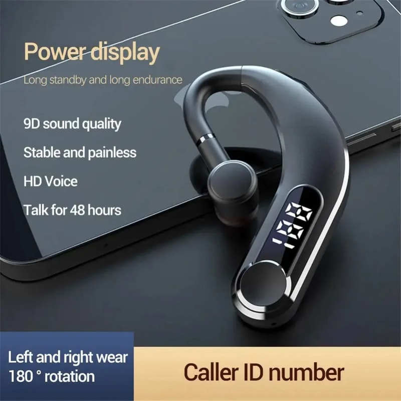 Wireless Bluetooth Headphones with Microphone Noise Cancelling Handsfree Headset