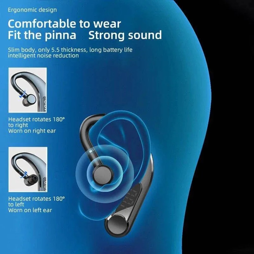 Wireless Bluetooth Headphones with Microphone Noise Cancelling Handsfree Headset