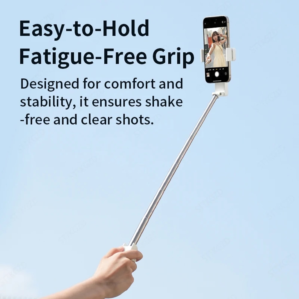 Portable Bluetooth Selfie Stick with Wireless Remote and Phone Tripod Holder
