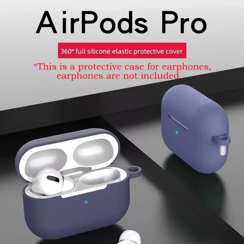 Premium Silicone Protective Cover For AirPods Pro Case Durable Soft Touch AirPods Pro Accessories 1