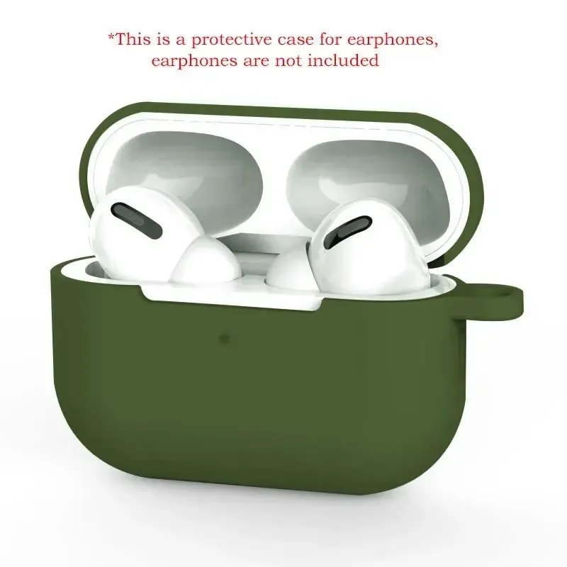 Premium Silicone Protective Cover For AirPods Pro Case Durable Soft Touch AirPods Pro Accessories 5