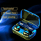 Premium LED Display Bluetooth wireless earbuds HiFi Stereo Waterproof Headset