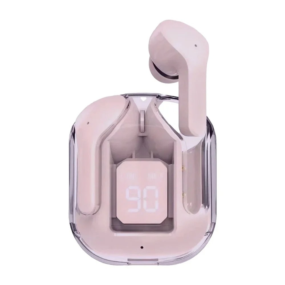 Transparent Wireless Bluetooth Earbuds With LED Power Display 5