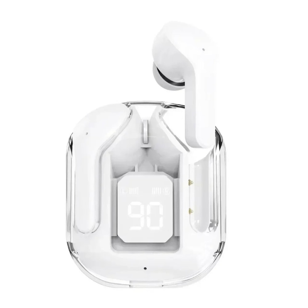 Transparent Wireless Bluetooth Earbuds With LED Power Display 8