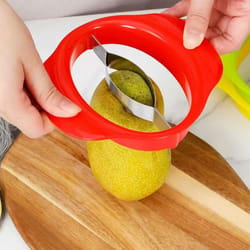 ergonomic mango peeler slicer with pit remover tool for quick fruit prep