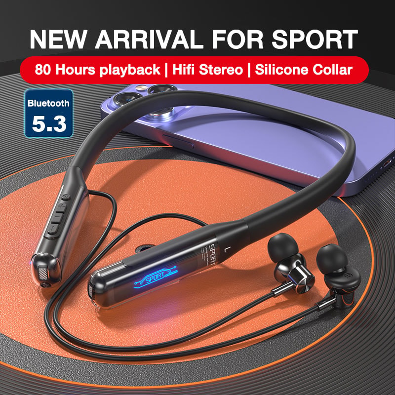 Endurance Pro Wireless Bluetooth Neckband Earphones With Mic Long Battery Life Deep Bass Stereo 0