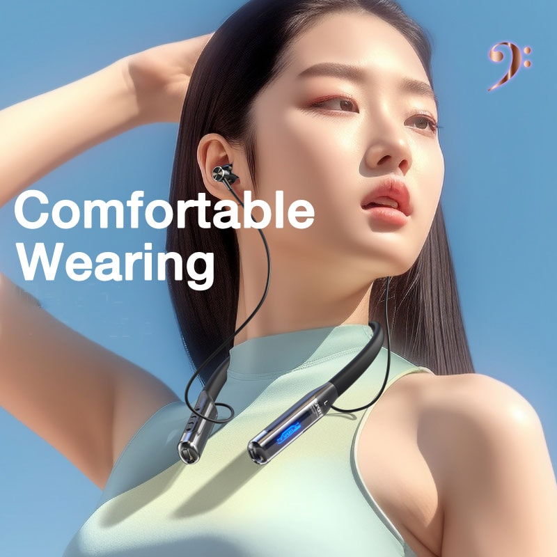 Endurance Pro Wireless Bluetooth Neckband Earphones With Mic Long Battery Life Deep Bass Stereo 2