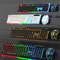 Cool Light Wired Gaming Keyboard And Mouse Combo With Mechanical Feel Keys 0