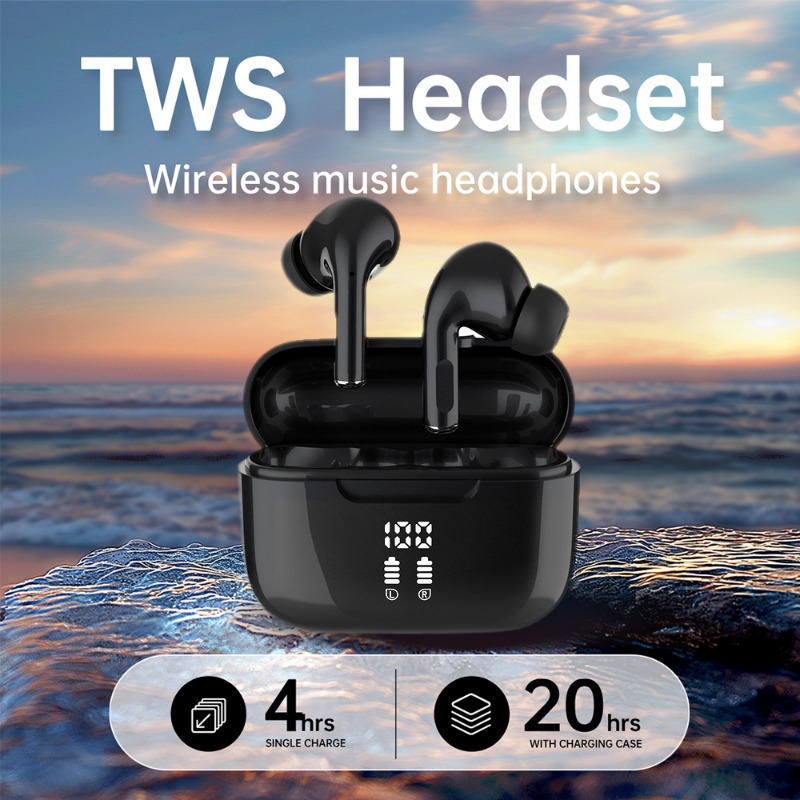 Wireless Bluetooth Earbuds With ENC Noise Reduction And Power Display 1