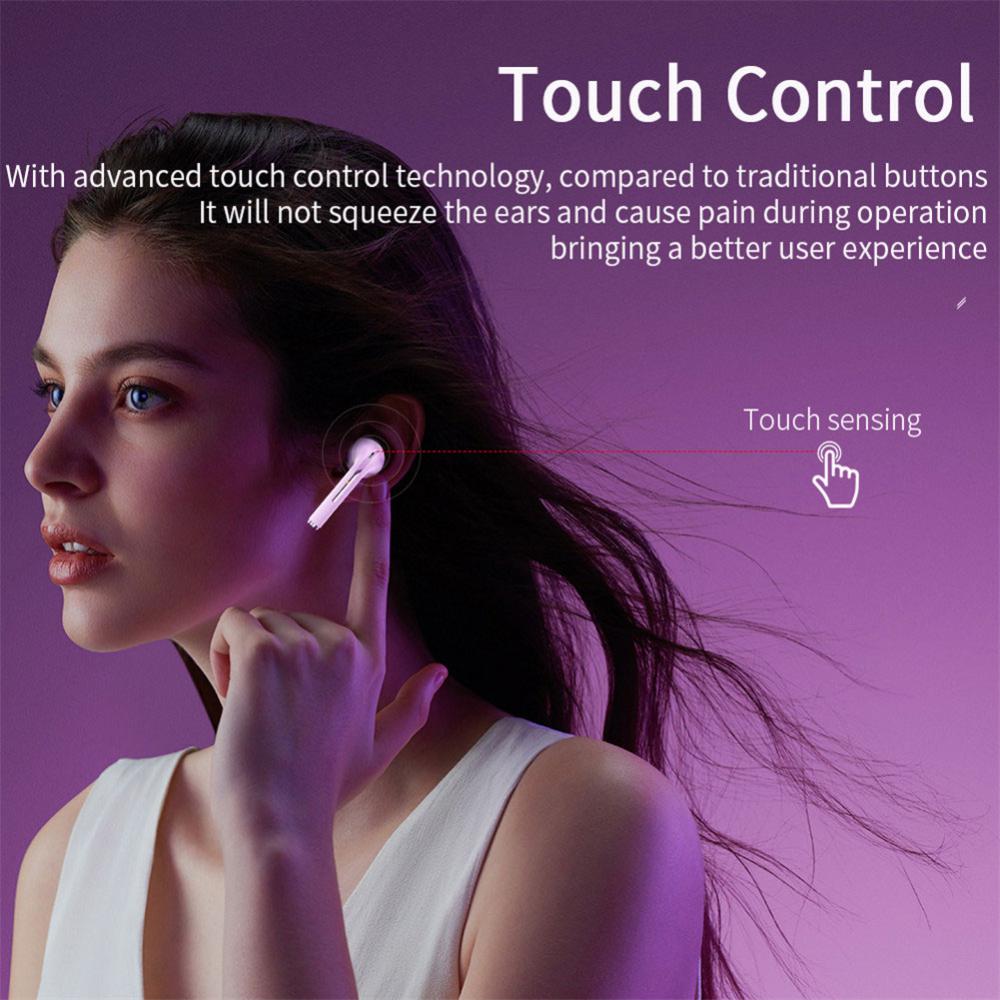 Wireless Bluetooth TWS Earbuds with Mic Touch Control In Ear Headphones