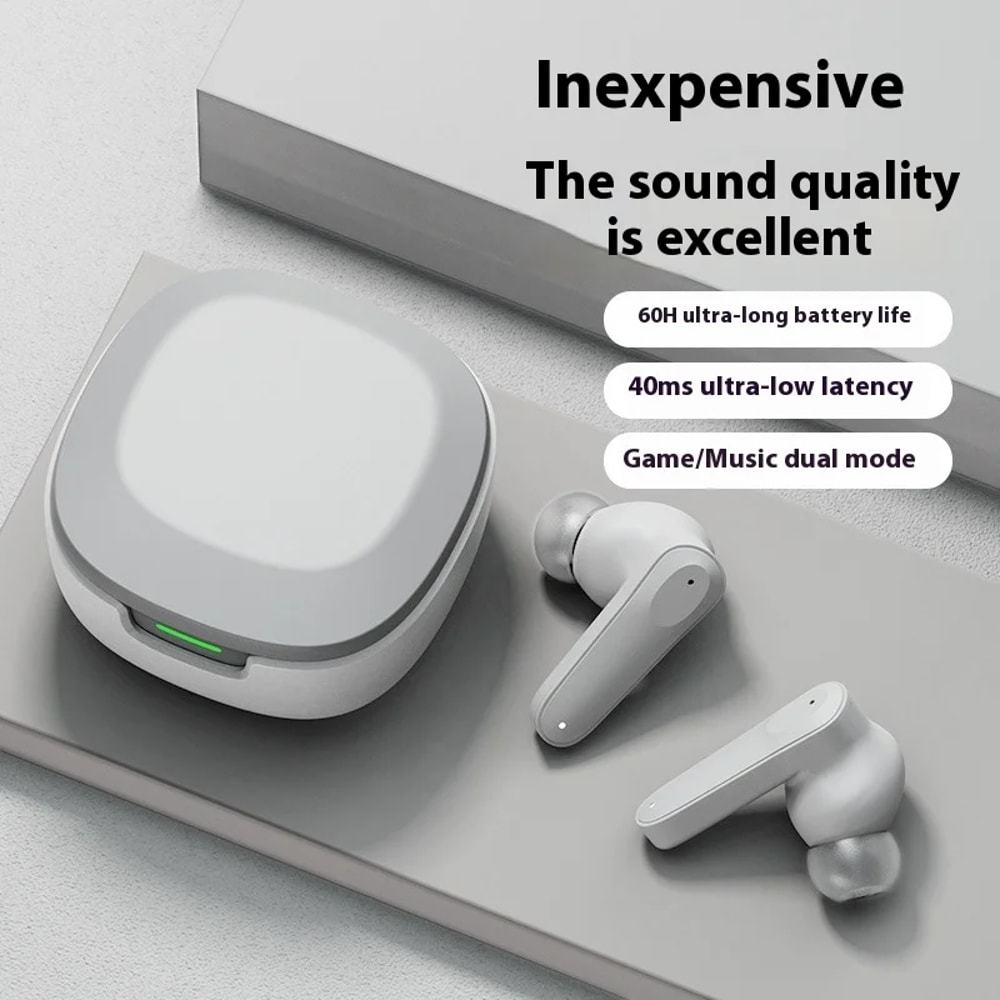 Wireless Bluetooth HD Earbuds With Mic True Stereo Sport Gaming Headphones 0