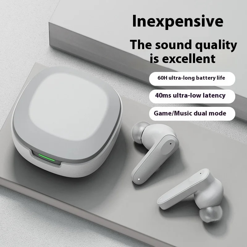 Wireless Bluetooth HD Earbuds With Mic True Stereo Sport Gaming Headphones 0