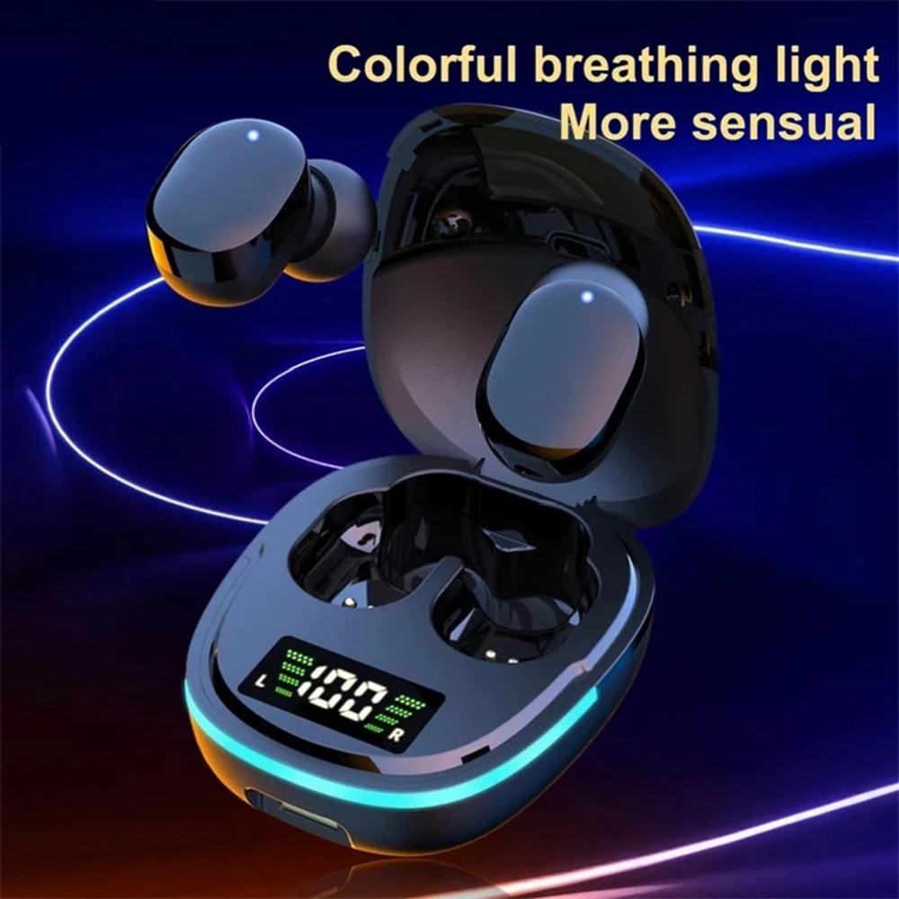 Ultimate True Wireless Bluetooth Earbuds with LED Power Display & Mic