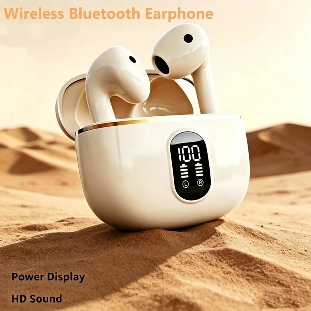 Ultimate SoundPro True Wireless Bluetooth Earbuds with LED Power Display & HiFi Stereo