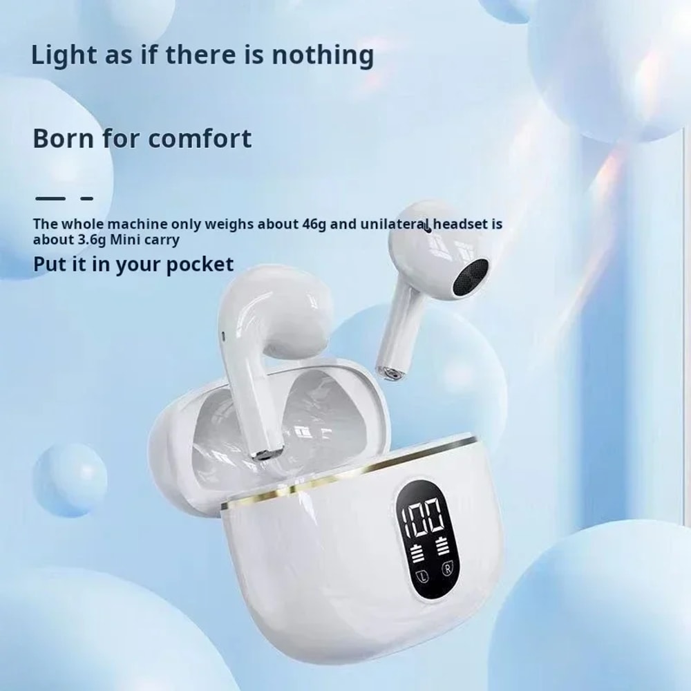 Ultimate SoundPro True Wireless Bluetooth Earbuds with LED Power Display & HiFi Stereo