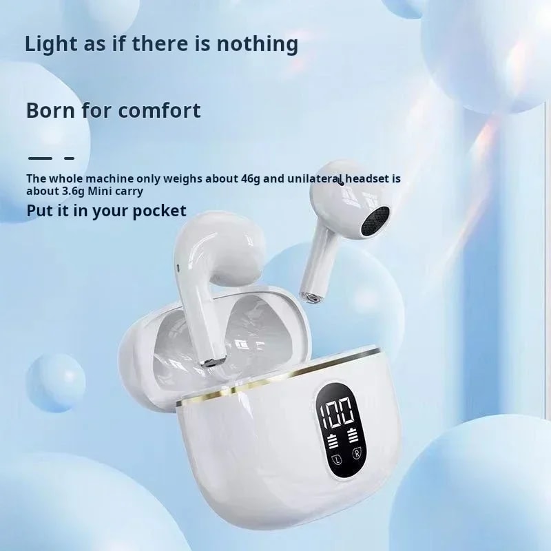 Ultimate SoundPro True Wireless Bluetooth Earbuds with LED Power Display & HiFi Stereo