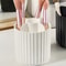 Rotatable Makeup Brush Organizer with Lid Space Saving Cosmetics Storage Box
