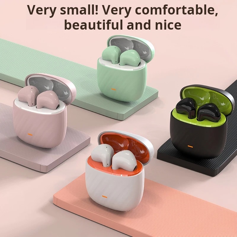 Compact Wireless Bluetooth Earbuds with Comfortable In Ear Fit and Stereo Sound