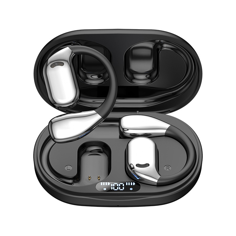 Wireless Ear Clip Earbuds Bluetooth Headset With Noise Reduction For HD Calls 4