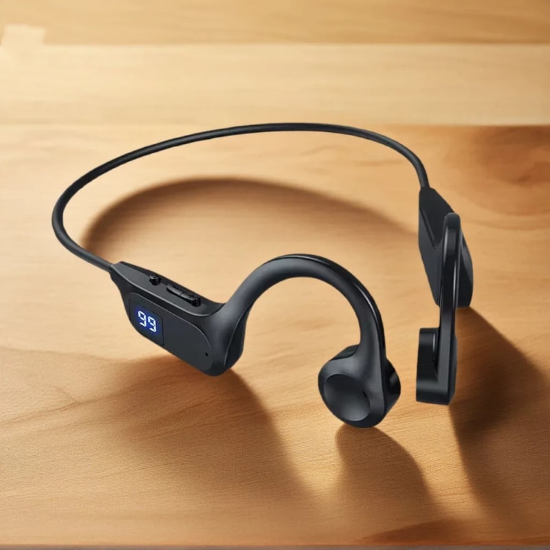 Premium Open Ear Bone Conduction Headphones Wireless Bluetooth Sport Headset for Running & Fitness