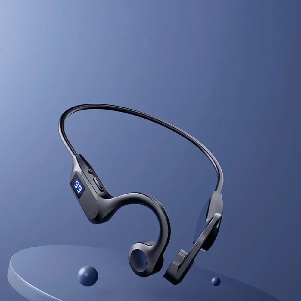 Premium Open Ear Bone Conduction Headphones Wireless Bluetooth Sport Headset for Running & Fitness
