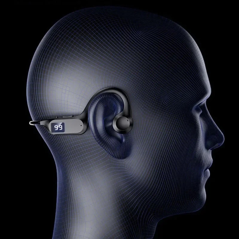 Premium Open Ear Bone Conduction Headphones Wireless Bluetooth Sport Headset for Running & Fitness