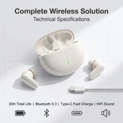premium mini bluetooth earbuds true wireless stereo wireless earbuds with mic & noise reduction compact hifi sound