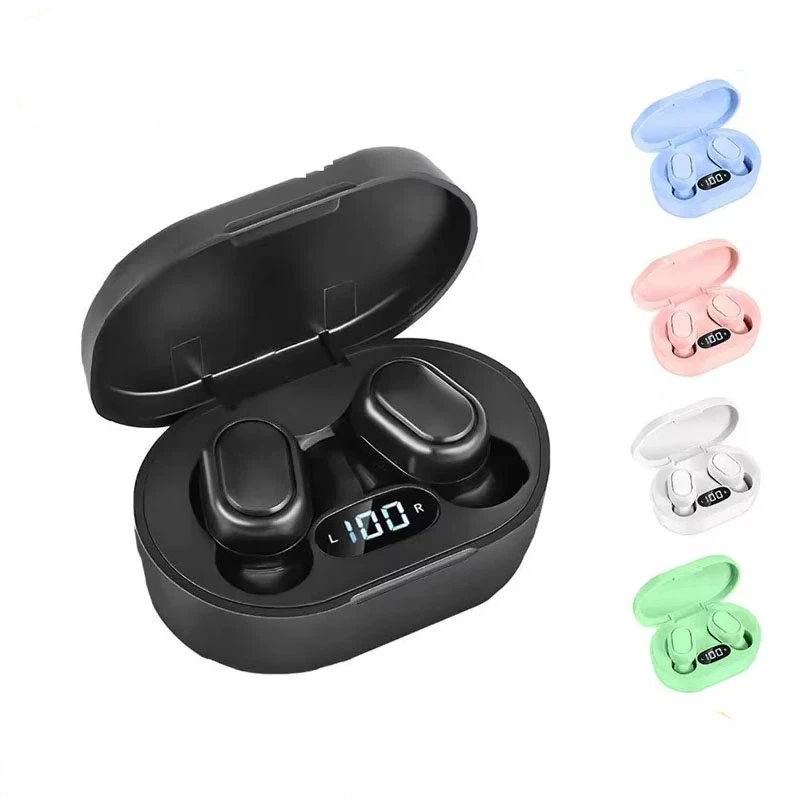 Wireless Bluetooth Earbuds with Battery Display and Touch Control