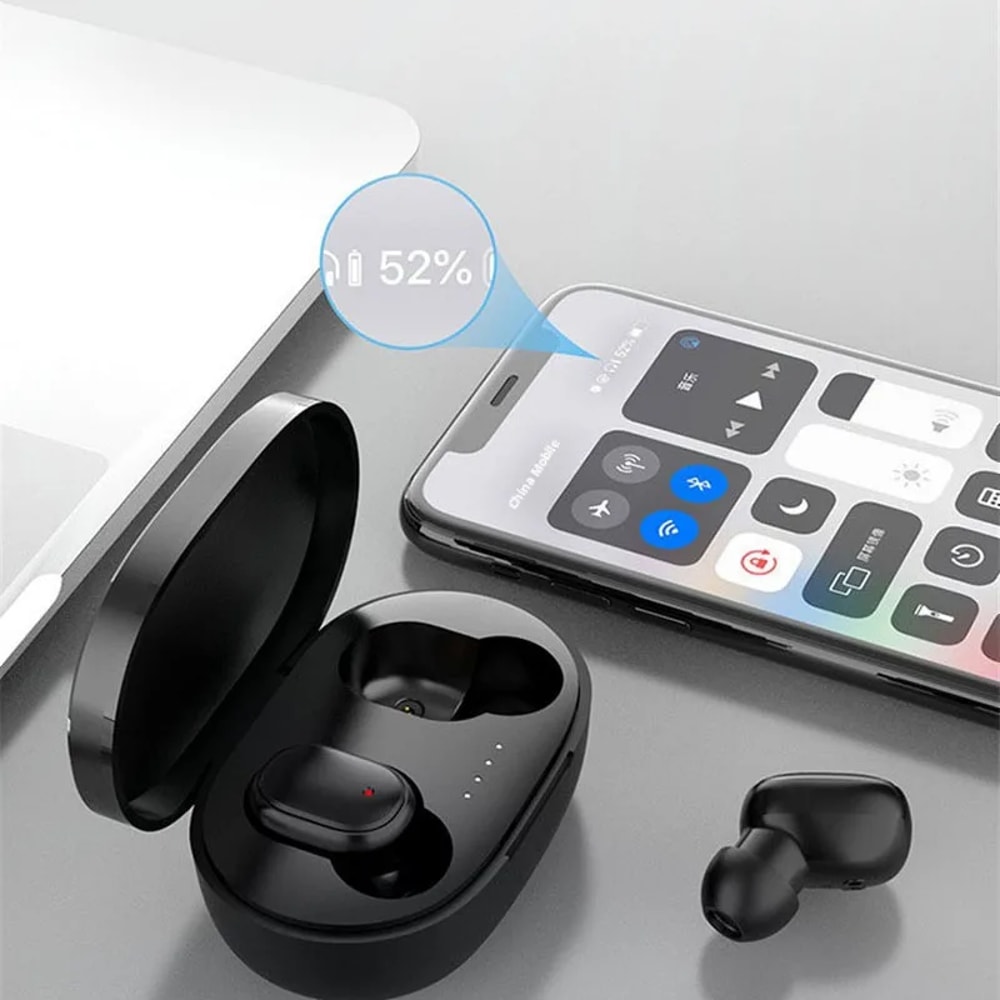 Wireless Bluetooth Earbuds with Battery Display and Touch Control