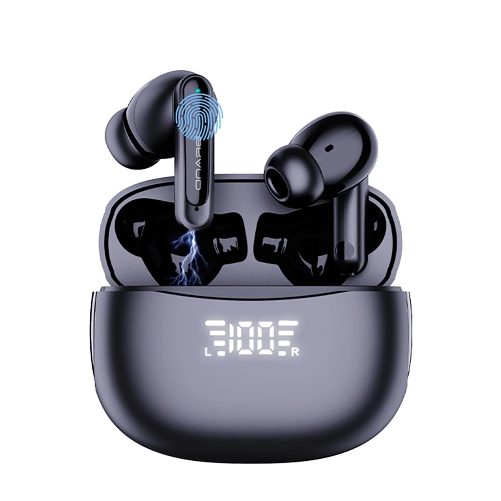 Wireless Bluetooth Earbuds with Touch Control Noise Reduction and Power Display